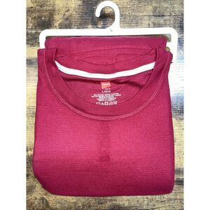 Haynes men's sleep shirt thermal top size‎ large red